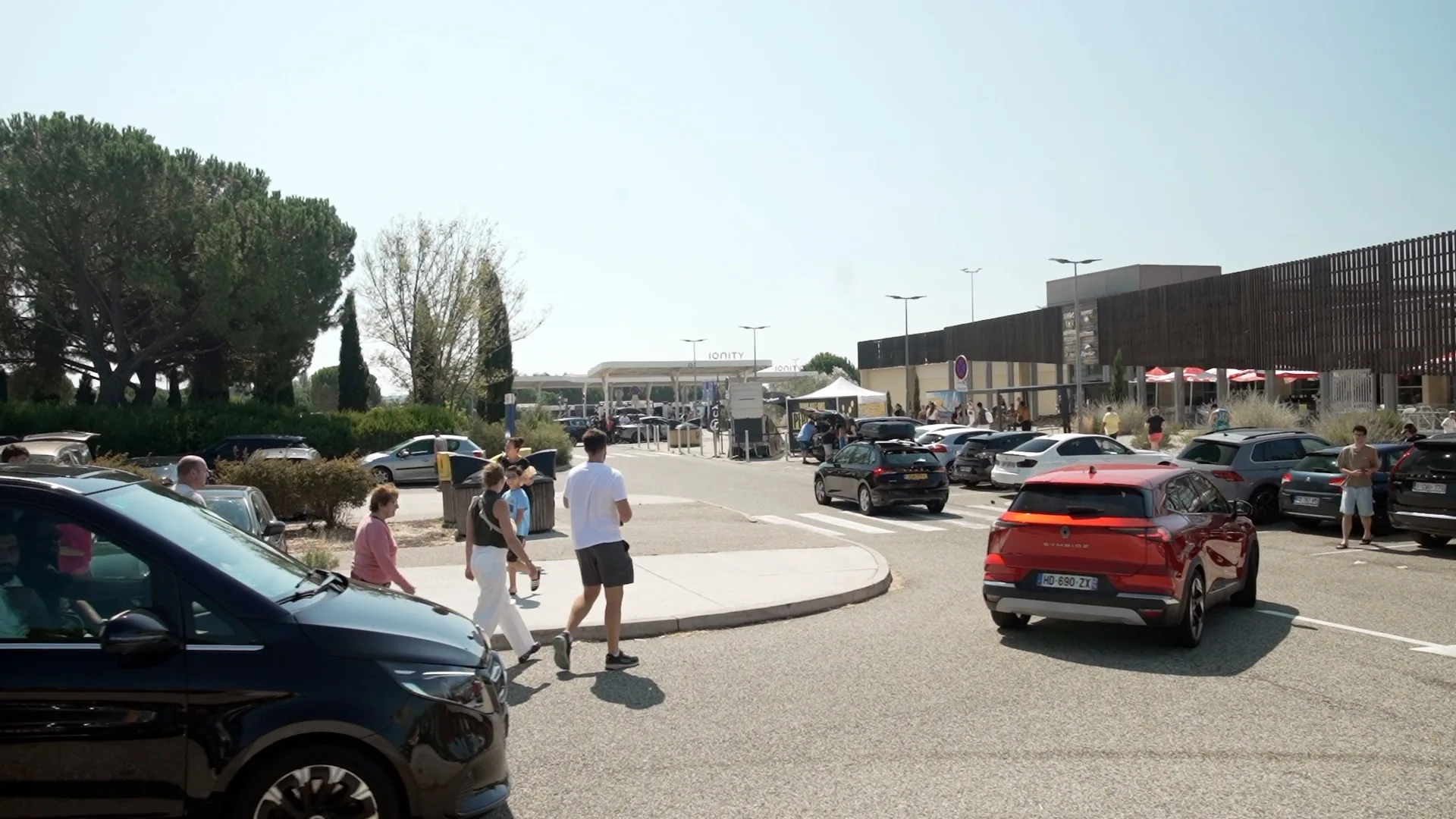 Cybex — animation sur une aire du réseau VINCI Autoroutes