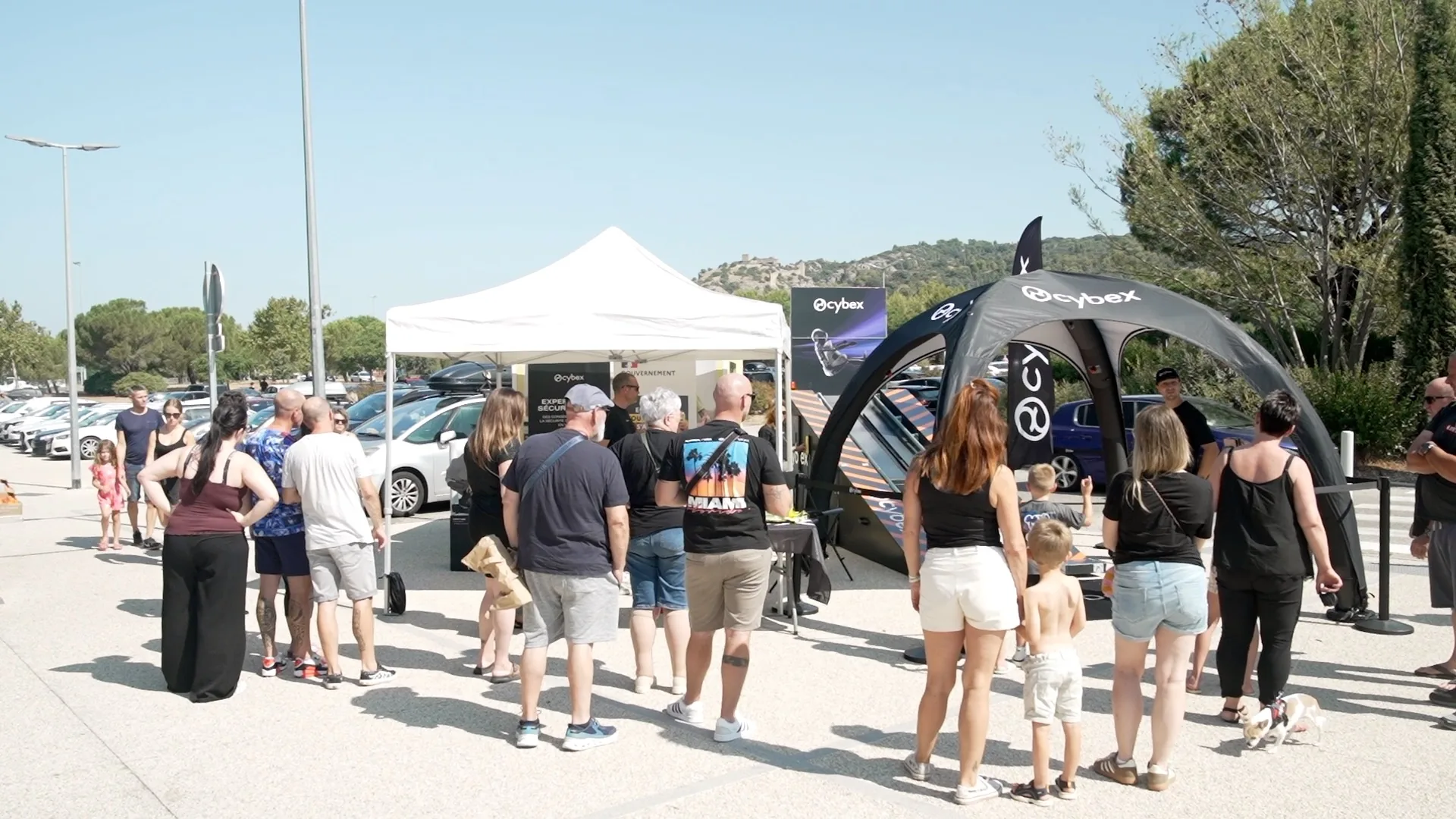 Cybex — animation sur une aire du réseau VINCI Autoroutes
