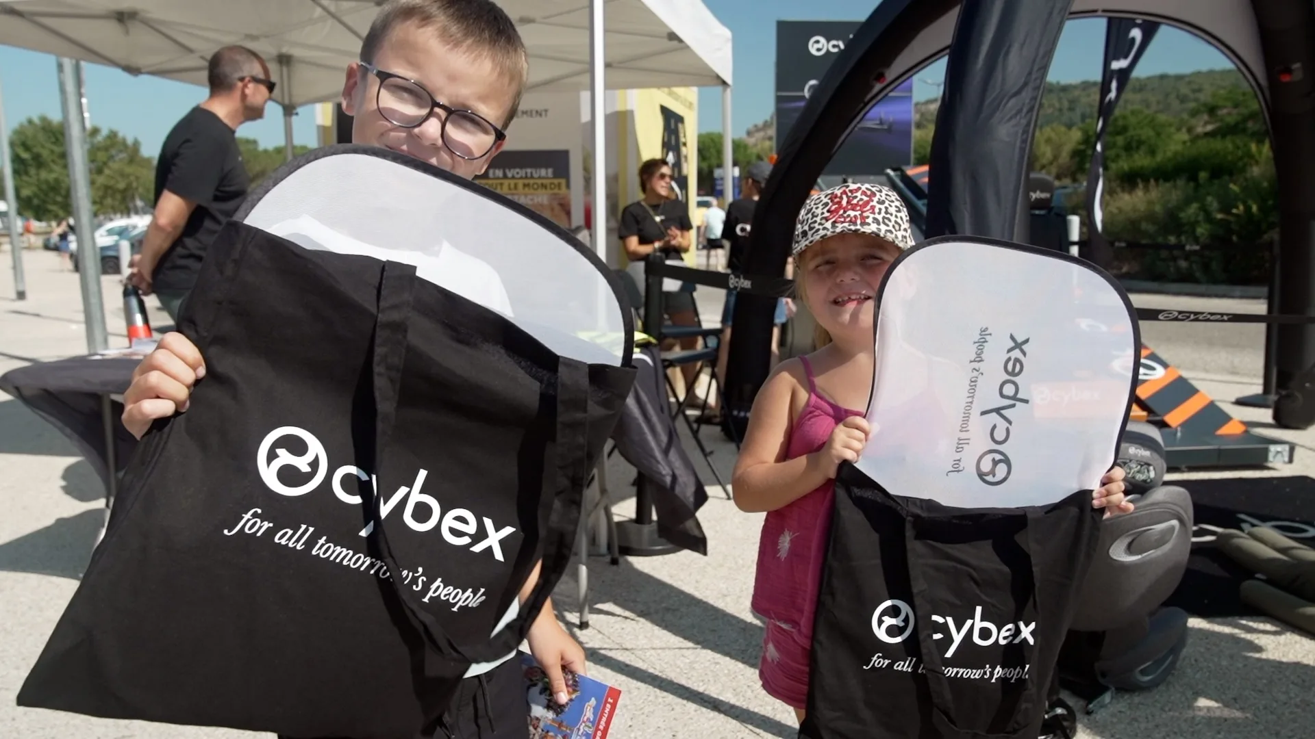 Cybex — animation sur une aire du réseau VINCI Autoroutes