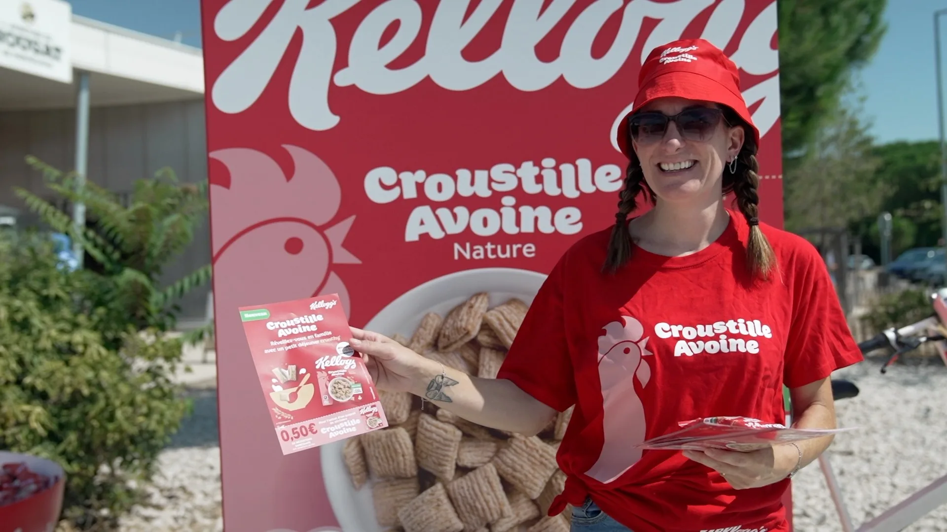 Kellogg's — animation sur une aire du réseau VINCI Autoroutes