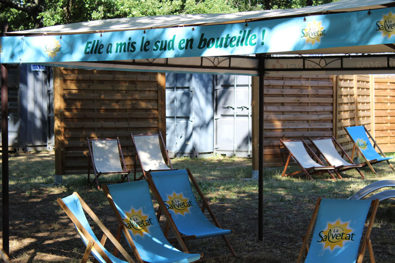 La RFE met en place une opération de Trip Marketing pour Salvetat en proposant des espaces détente sur les aires d'autoroutes Vinci